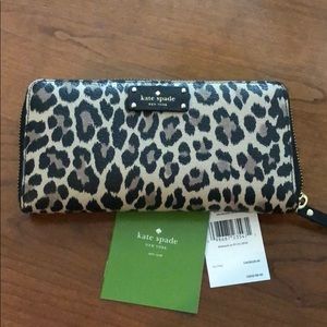 Leopard print Kay Spade Wallet